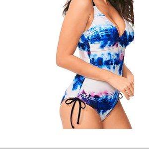 Figleaves Layla Underwired Tummy Control Swimsuit